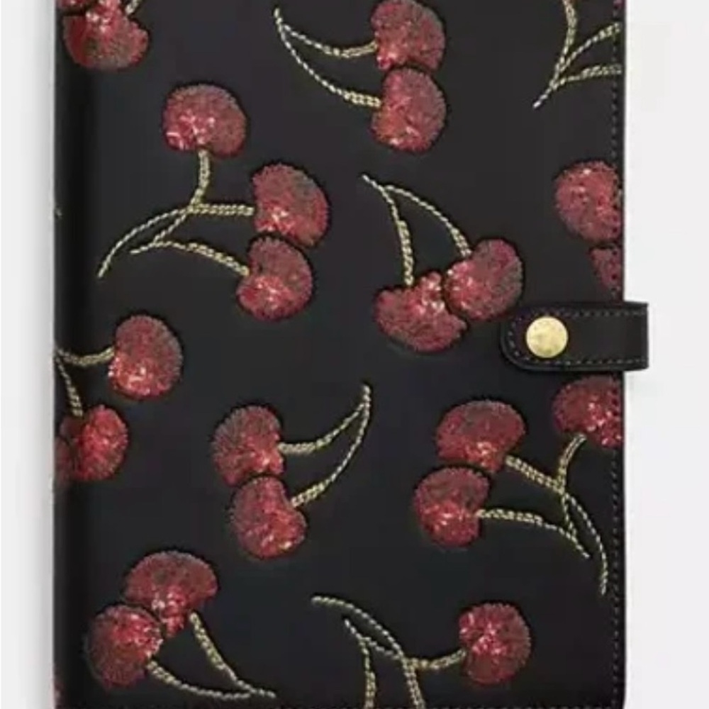 NWT Coach Cherry Print Note Book